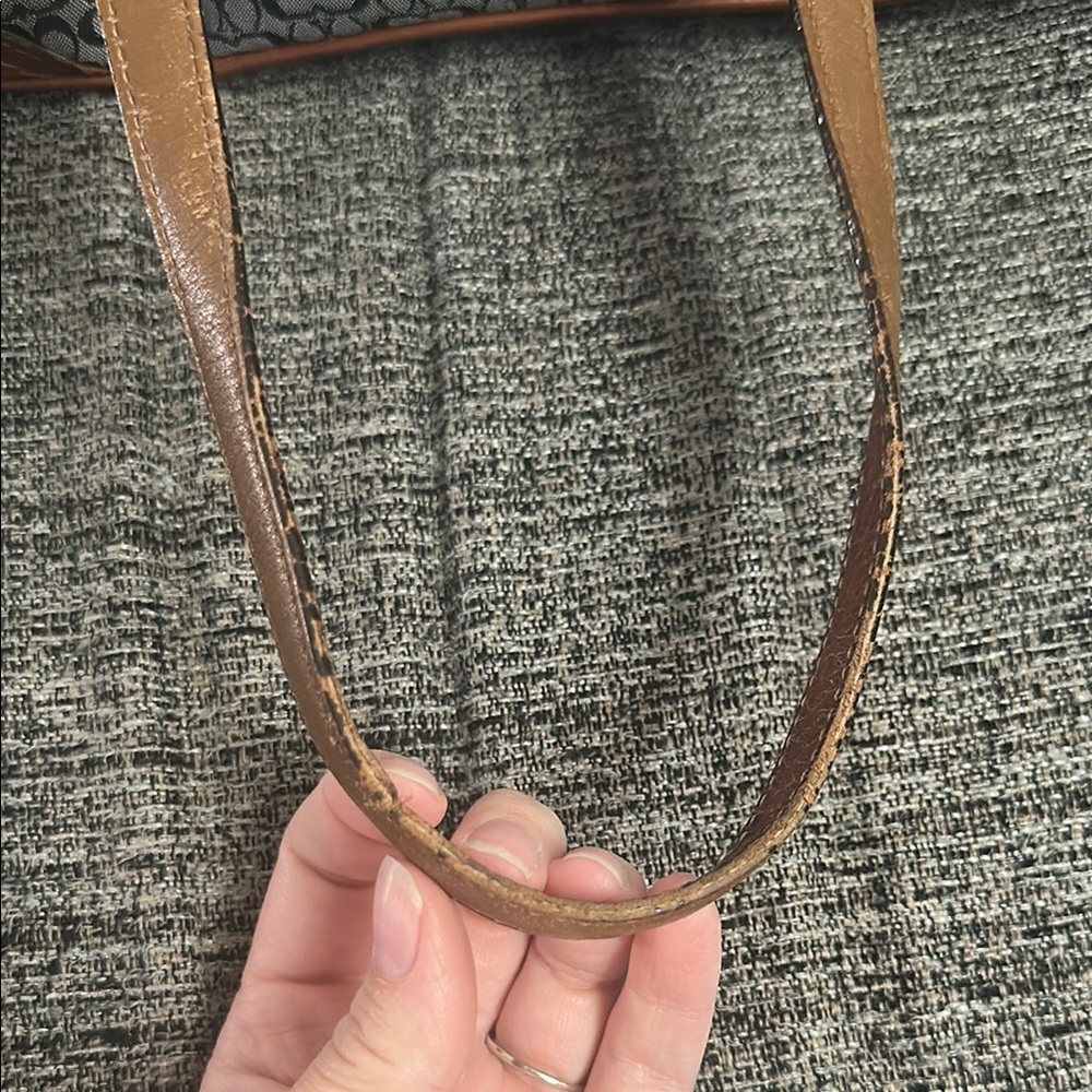 Coach Brown and Black Tote Bag - Picture 2 of 10